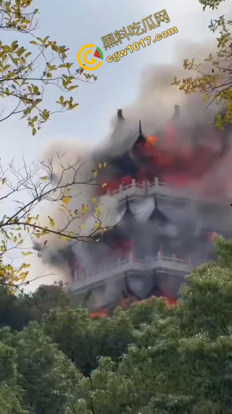张家港凤凰山火焰翻腾:古寺在烈火中化为飞灰,黑烟滚滚,古建焦黑,无情怒火吞噬文化遗珍,可怕景象令人心碎 第9张 张家港凤凰山火焰翻腾:古寺在烈火中化为飞灰,黑烟滚滚,古建焦黑,无情怒火吞噬文化遗珍,可怕景象令人心碎 第9张