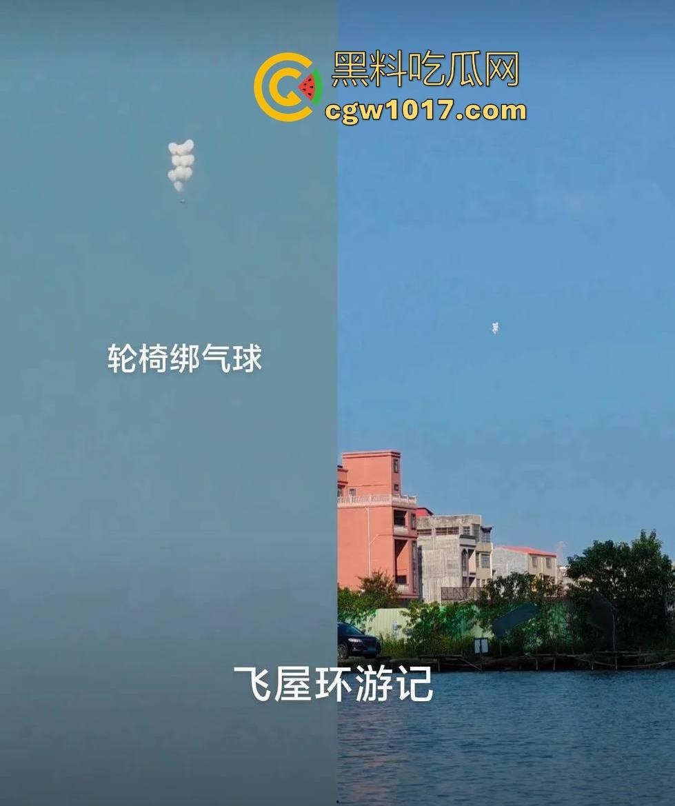 广东惠州【顶级对抗路】绑多个氢气球将自己升入百米高空，降落靠隔断绳子，昏迷几天没事降落，飞屋环游记真人版啊！  第9张