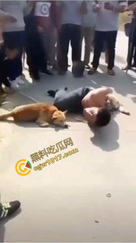 广西村民抓住偷狗贼，脱光殴打，场面血腥凶残，围观村民挥棒狂殴，男子惨嚎不断，村民誓要为爱犬复仇！  第5张