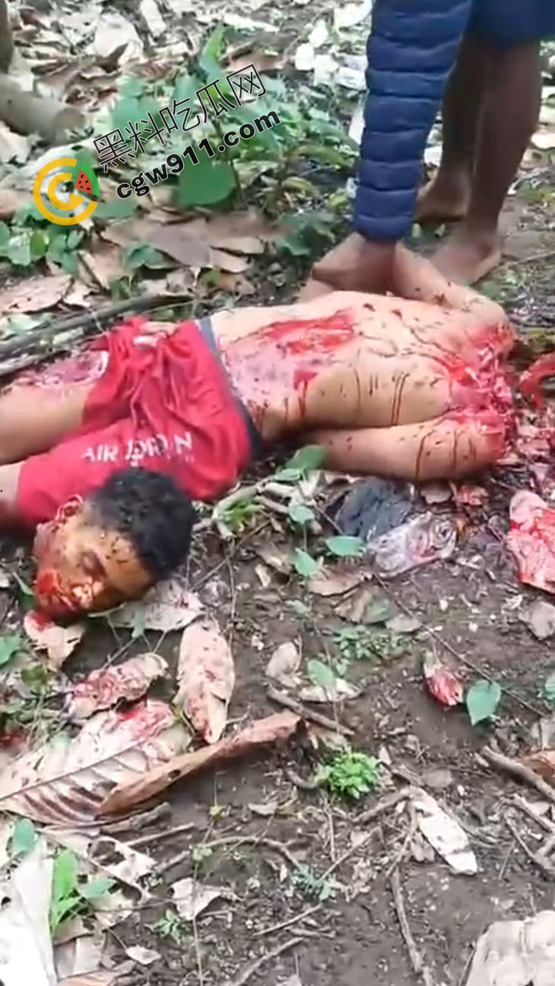 墨西哥毒枭残暴行径：年轻帮派成员遭野外肢解处决，鲜血四溅，画面极度血腥恶心，胆小者勿点  第5张