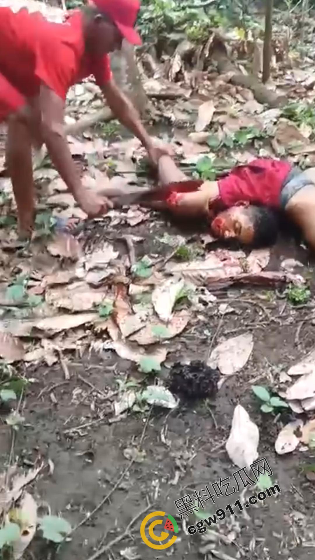 墨西哥毒枭残暴行径：年轻帮派成员遭野外肢解处决，鲜血四溅，画面极度血腥恶心，胆小者勿点  第7张