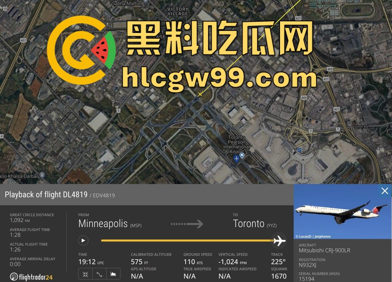 美国飞机又又又出事了！明尼苏达州飞往多伦多皮尔逊的飞机机腹朝天降落，堪比电影特效，幸好没人死亡。  第12张