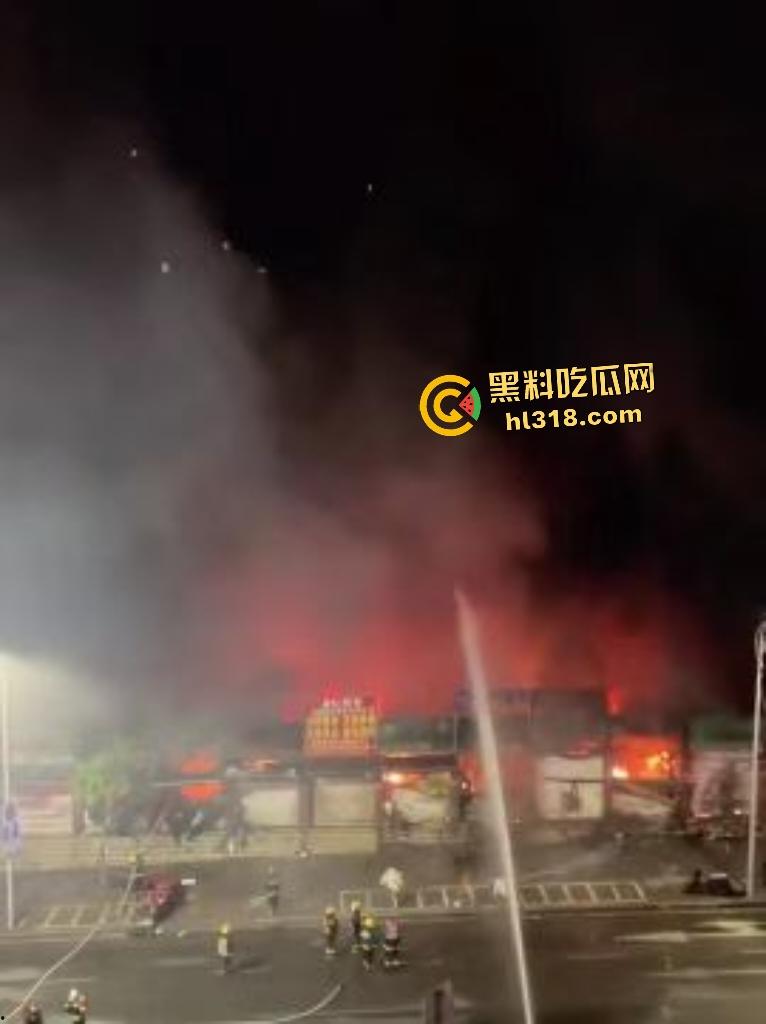 重庆石桥铺交易城凌晨大火惊魂！花卉盆栽五金狂燃一小时，消防鏖战扑灭幸无人伤亡，不然市长得下岗了！  第4张