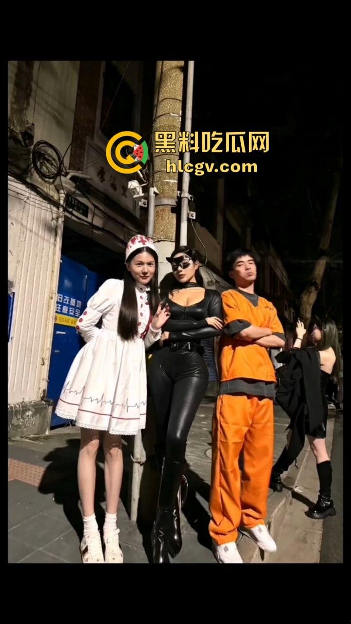 魔都万圣节夜晚骚鸡满街遍布，COS服装养眼又勾魂！上海这波夜生活『许文强』都说真香！  第22张