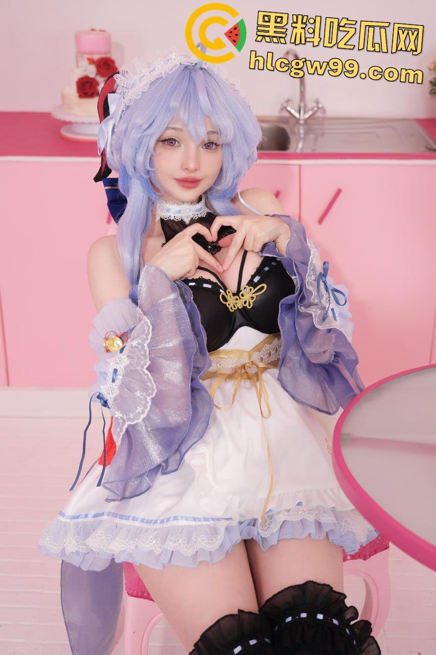 推特【HidoriRose】Cos原神甘雨！欧美淫娃极品E奶，肥臀白虎美鲍被后入  第6张