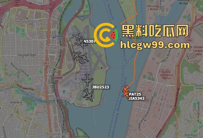 美国惊天空难，堪萨斯飞往弗吉尼亚的航班撞上美军黑鹰直升机，机上疑有高级军官！  第3张