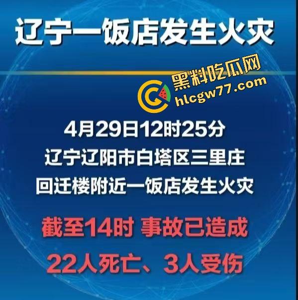 辽宁辽阳重大火灾22死3伤，火烧三里庄，省委书记的帽子都烧没了，锅从天降谁扛得住？  第2张