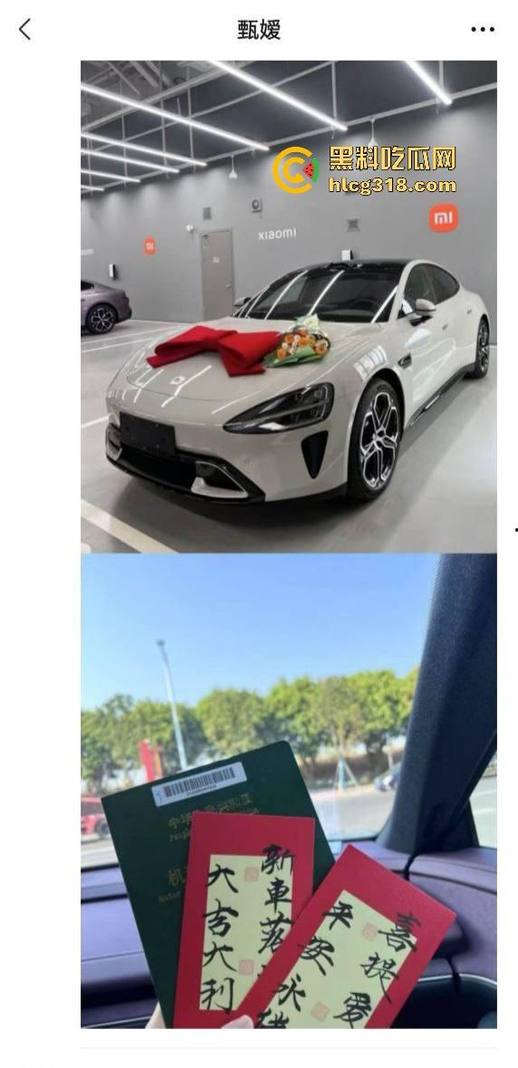 佛山小米su7新车主竟然是站街女？难怪最近这么努力接客了，原来是买新车了 挣钱嘛不寒碜  第3张